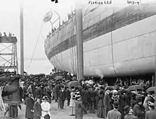 USS Florida, seen at the Brooklyn Navy Yard