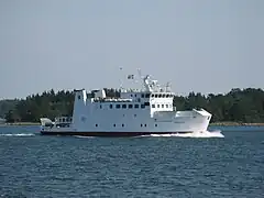 Ferry with Ålandstrafiken.