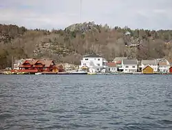 View of the village harbour