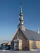 Saint-André-de-Kamouraska Church in winter