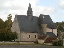 The church of Saint-Gilles, in Ferrière-sur-Beaulieu