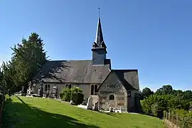 The church in Le Mesnil-Eudes