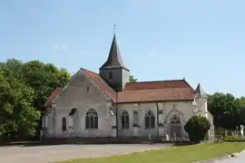 The church in Saint-Ouen-Domprot