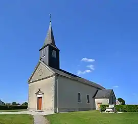 The church in La Genevraie