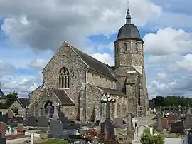 The church in Rauville-la-Place