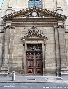 Detail of portal on Rue des Bernardins