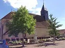 The church of Saint-Pierre, in Chambon