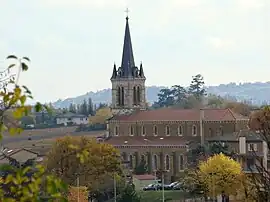 The church in Denicé