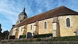 The church in La Mesnière