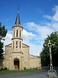 The church in Ponsan-Soubiran