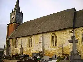 The church in Saint-Pierre-de-Cormeilles