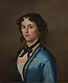 Devojka u plavom (Girl in Blue), 1856