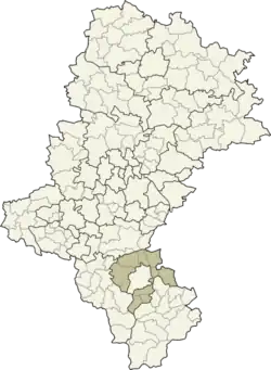 Location within Silesian Voivodeship