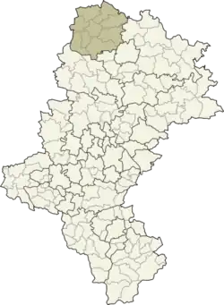 Location within Silesian Voivodeship