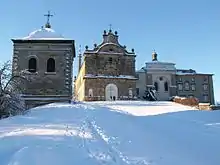 Abbey in winter