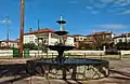 The fountain on the main road of the village