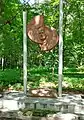 Monument to Ukrainian writer Bohdan Lepky