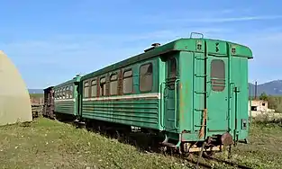 Passenger cars PV40, station Chernigovskoye