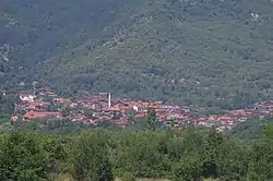 Panoramic view of the village