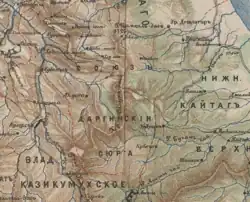 Akusha-Dargo union in 19th century