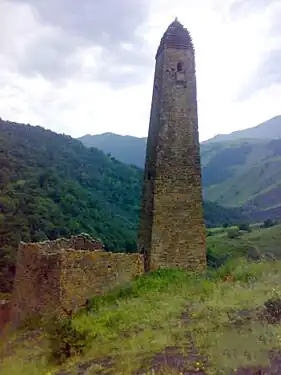 Guard tower in Motsaroy