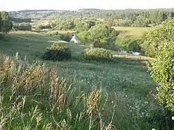 The Osyotr River valley in Zaraysky District