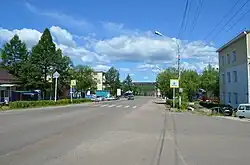 View of the street in Chulman