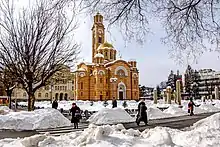 Cathedral of Christ the Saviour in Banja Luka.