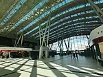 Interior of the Centre station in Belgrade in October 2023.