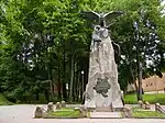 The "Grateful Russia" Monument, commemorating the centenary of the Russian victory over Napoleon