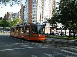 Tram 71–623 in Khabarovsk