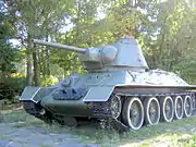 Soviet medium tank T-34.