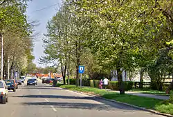 Bertrand Russell street in Zemun Polje