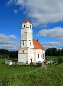 Image 16Church of the Saviour's Transfiguration in Zaslawye (1577) (from History of Belarus)