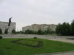 Central square in Kuznetsk