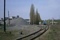 Granite crushing plant in Hranitne