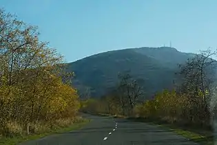 Road leading to the village