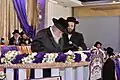 Rabbi Moshe Sternbuch at an Oz Vehadar event