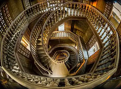 The spiral staircase