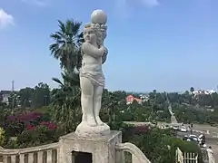 Statue on the balcony