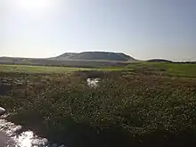 The archaeological hill of Qasr shamamk in Erbil