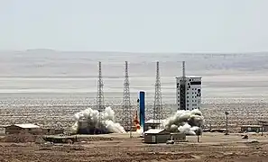 Simorgh launching from Main Launch Platform, 2017.