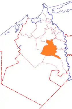 Location in Beheira Governorate