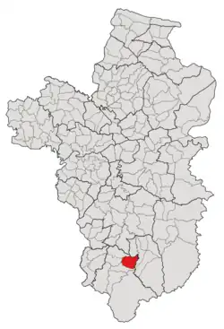 Subdistrict location in Ubon Ratchathani province