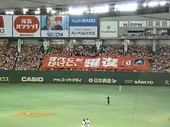 A celebration for awarding the National Honor Award served to Shigeo Nagashima, former stars and manager for long period,  in Tokyo Dome, May 2013.