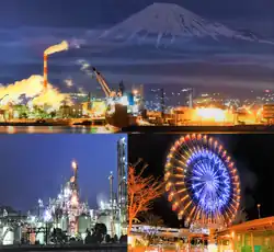 Factories and Mount Fuji