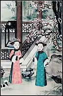 Princesses Shou'en and Shou'an , daughters of the Daoguang Emperor in 1848