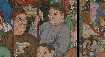 Cambodia delegates in Beijing, China, in 1761 from a Qing dynasty painting