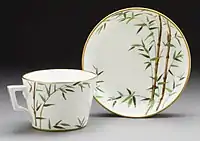 "Bamboo" pattern, by  Christopher Dresser, porcelain, 1875