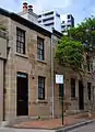 Terraces on Denham Street, Surry Hills, New South Wales. Completed 1858